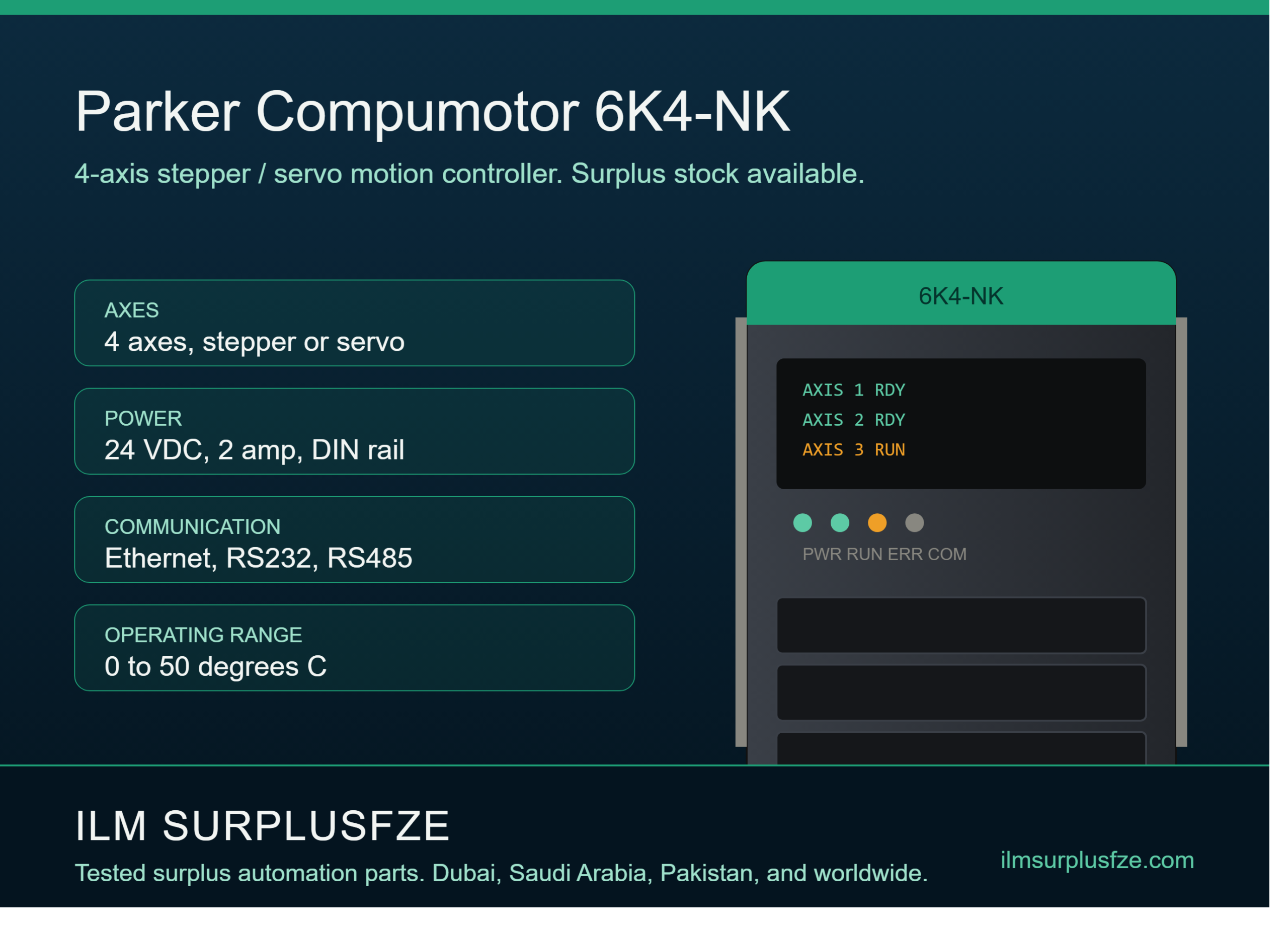 Parker Compumotor 6K4-NK